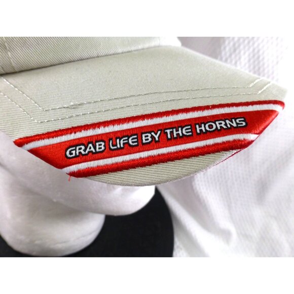Dodge Motorsports NASCAR Beige Adjustable Hat "Grab Life By The Horns" Embroider - Picture 2 of 10